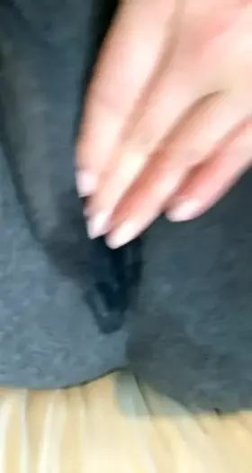 So desperate to cum, I couldn’t even get undressed!