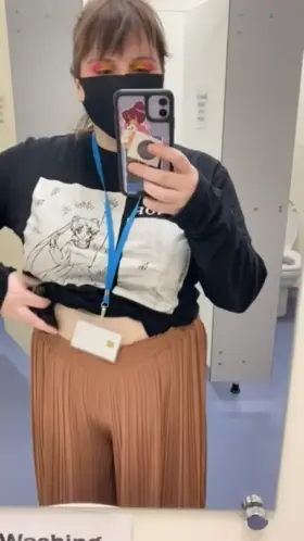 I spend more time in the bathroom at the office than I do on the [f]loor lately