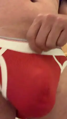 Bouncing in my new AB briefs