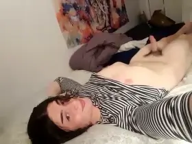 Took a hot shower and dolled myself up! 😛