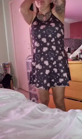 I always go to bed pantie less incase your boner needs easy access