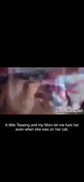 Teasing mom on call...