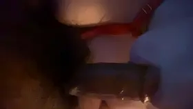 White wife worshipping brown cock