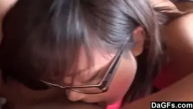 18yr old nerdy Asian first lesbian experience!