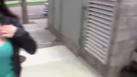 My friend took an interest to this girl we walked past on the street, so I possessed her body and let him cop a feel of her body.