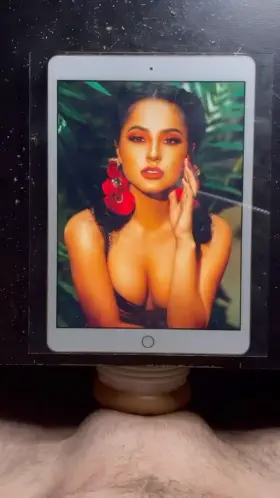 Cumming all over Becky G