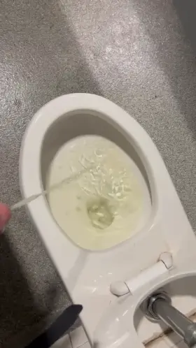 Forty second public stall piss at stadium