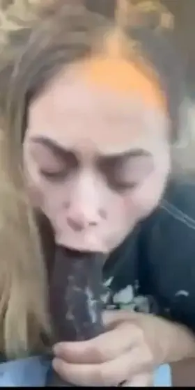 She told her white husband she was off for a run but the only place she ran to was my car to serve my superior cock because she’s my obedient snowbunny