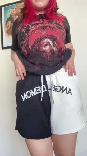 Hope I surprised you with what I have under my clothes