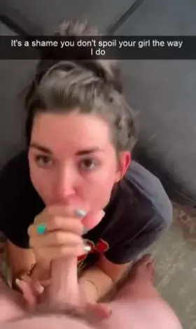 POV: your girl's work friend has gotten close with her. He paid for her to get her nails done. This is the snapchat he sends you of how she thanks him.