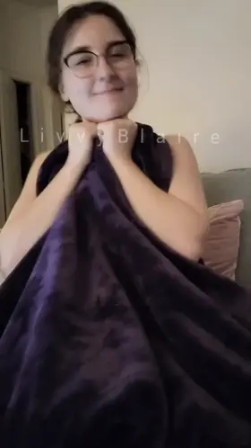 Did you guess how much titty was underneath the blanket?