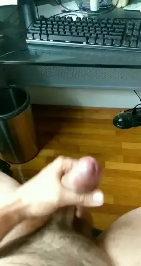 POV cum shot while dirty talking (has sound)