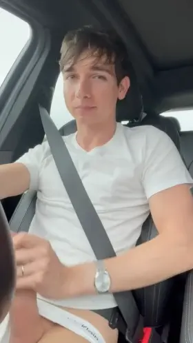 All watch the road. You watch my cock.