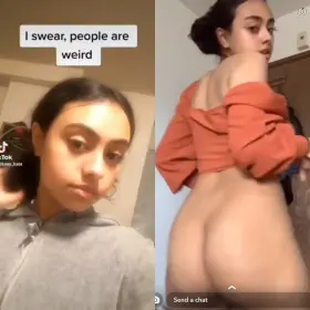 Exposed 18 YO TikTok Thot Twerking Her Nude Ass. Her TikTok is @kaay_kate