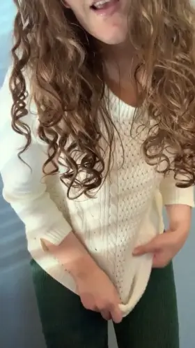 do you like what's under my sweater? 💕