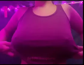 Tiny shirt and no bra for easy access