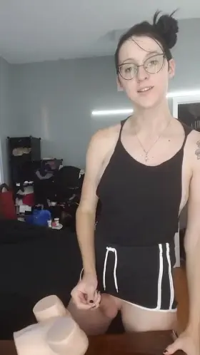 That moment right before she puts it in