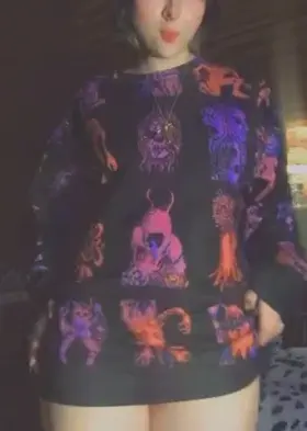 Hope you like my new sweater 🥰 and the 5’1 slut inside it 👅