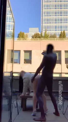 I wonder if the neighbors saw me bring a slut and swallowing his load