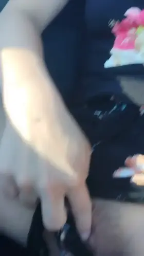 Headed to work! No panties, loose short shorts, easy access 😜