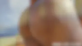 I milked his dick with my big booty on vacation