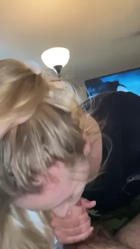 Licking up his cum [OC]