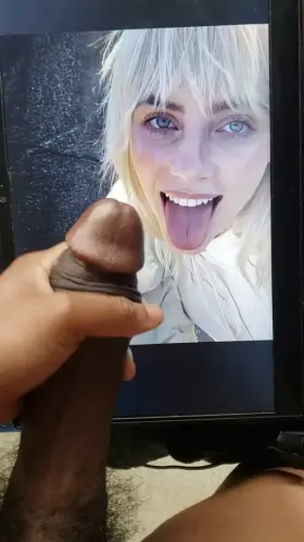 BBC GIF by ineedsleep Billie Eilish loves big nutty cocks cum tribute💦💦💦