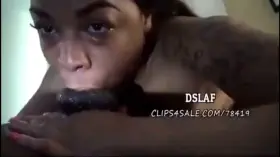 Literally balls deep in her throat