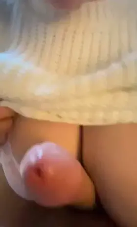 This sweater hides my massive tits so well that people are always surprised when they see what’s underneath