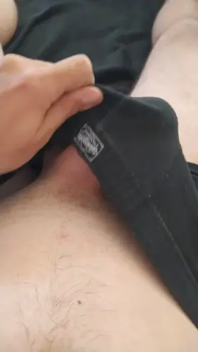 Morning wood❗ Is it thick enough?😳