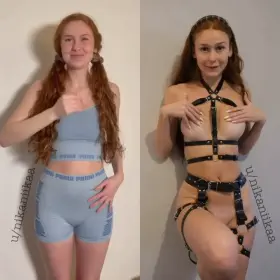 Nervous slut vs. slutty slut