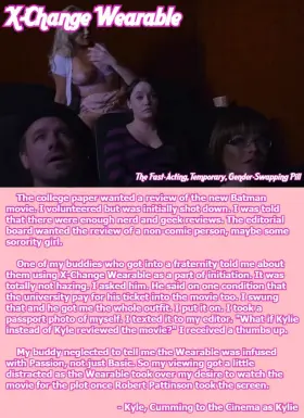 Kyle, Cumming to the Cinema as Kylie