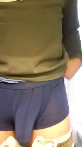 Soft Arab cock in tight underwear