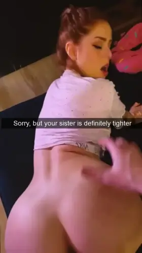 And the results are in: my sister is tighter