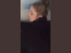 White girl gets clapped