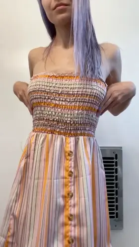 is a simple sundress enough to attract you to me?