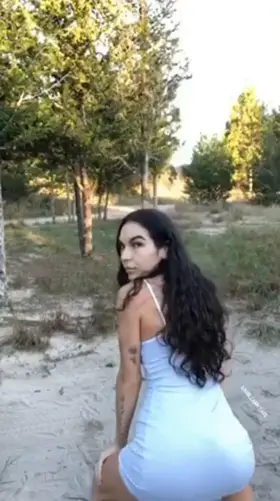 Let me get this dress out of the way for you