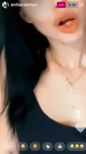 From Insta Her socks are as pink as her pussy😳