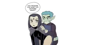 Beast Boy & Raven fuck (wolfgang_hentai & BritishKassVA)