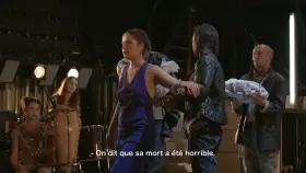 Actress stripped and bathed by three guys on stage