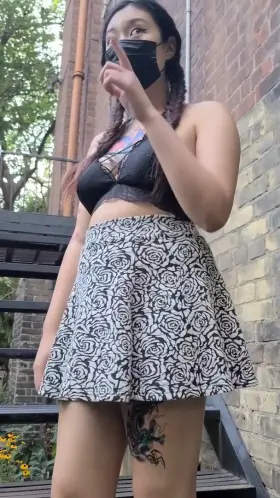 I would love to get bent over this railing and get fucked until my legs give out