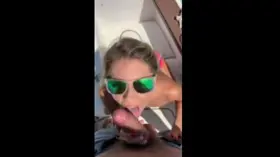 Blonde Babe 3some on the Boat Public Porn