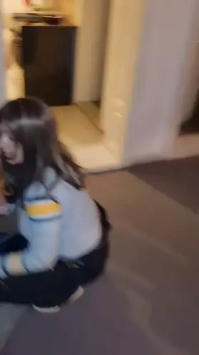 A welcome home blowjob