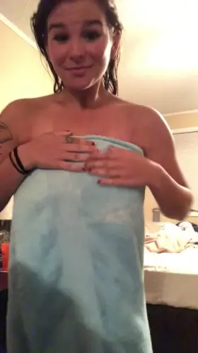 Oops, my towel fell off ;)