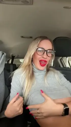 sit next to my boobs in the car?