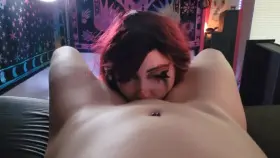 Make up on while I'm making out with the pussy