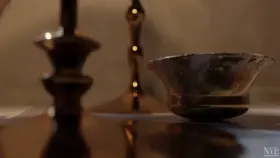 Sindel doggystyling Cassie in front of Sonya