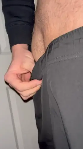 Shorts are a bit tight. Do you mind if I let it hang?