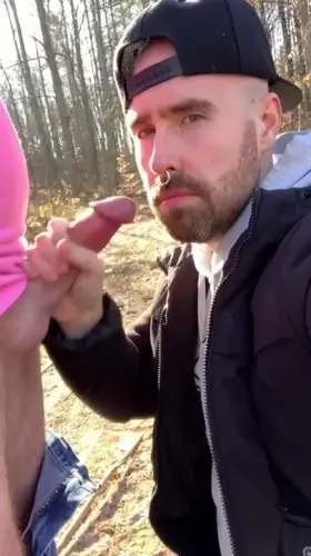 34 nice load from a beautiful dick in the woods. Snapchat: MrJsseJmsJsph