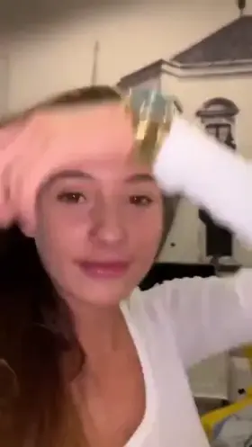 Flashing Her Sexy Tits